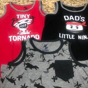 Lot of 3 boys tanks size 5T